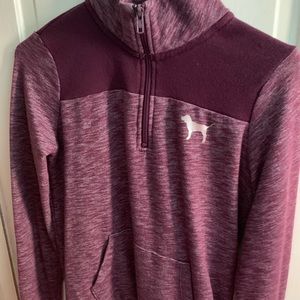 VS PINK Quarter Zip Hoodie